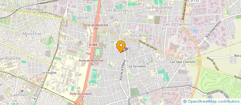 localisation de l'entreprise MONSIEUR IBRAHIM CEKIC  BRON