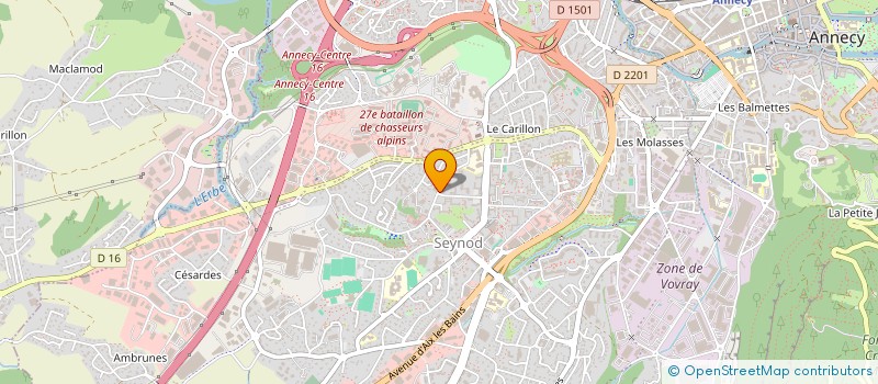 localisation de l'entreprise MONSIEUR IBRAHIM CETINEL  CONTAMINE-SARZIN