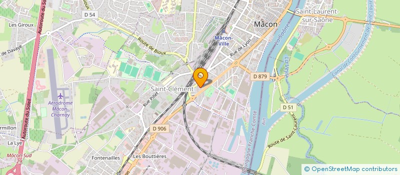 localisation de l'entreprise MONSIEUR IBRAHIM CHAARANI à MACON