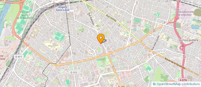 localisation de l'entreprise MONSIEUR IBRAHIM CHAFFOUI à ANGERS