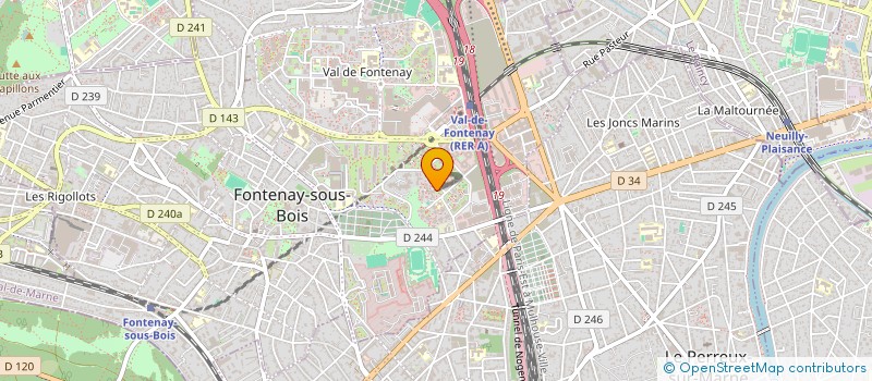 localisation de l'entreprise MONSIEUR IBRAHIM CHAKCHOUK à FONTENAY-SOUS-BOIS