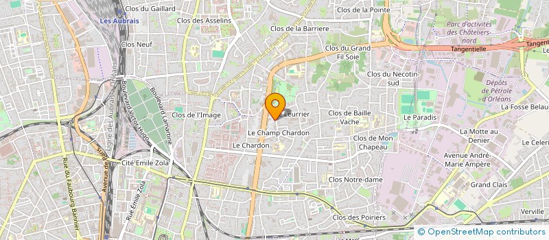 localisation de l'entreprise MONSIEUR IBRAHIM CHERNOH BAH à ORLEANS