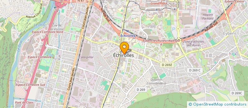 localisation de l'entreprise MONSIEUR IBRAHIM CHEROUAG HATTAB à ECHIROLLES