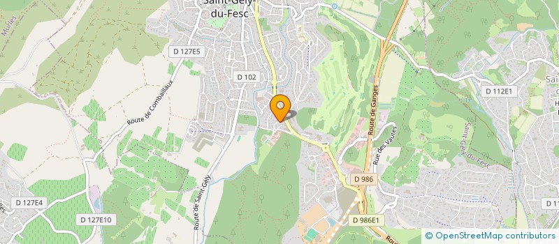 localisation de l'entreprise MONSIEUR IBRAHIM CHIRARA  SAINT-GELY-DU-FESC