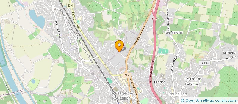 localisation de l'entreprise MONSIEUR IBRAHIM CIMEN  LE PEAGE-DE-ROUSSILLON