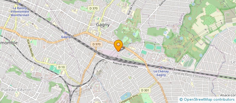 localisation de l'entreprise MONSIEUR IBRAHIM CISSE  GAGNY