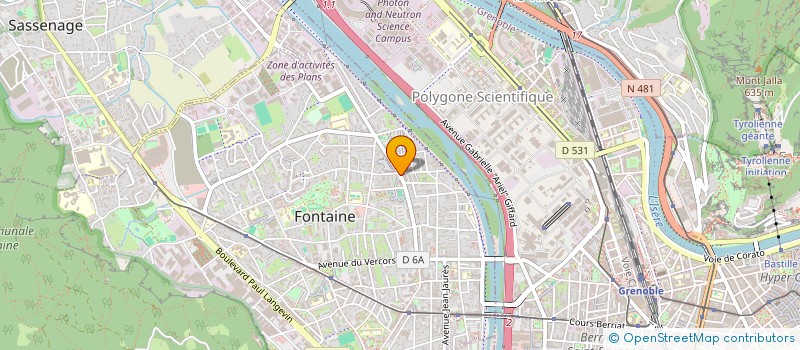 localisation de l'entreprise MONSIEUR IBRAHIM CISSE  FONTAINE