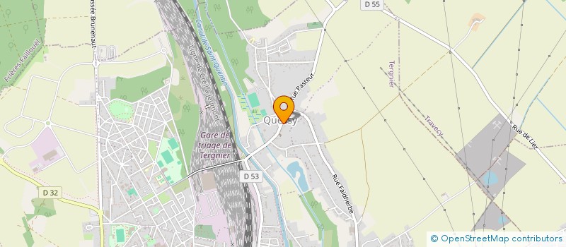 localisation de l'entreprise MONSIEUR IBRAHIM CISSE  TERGNIER