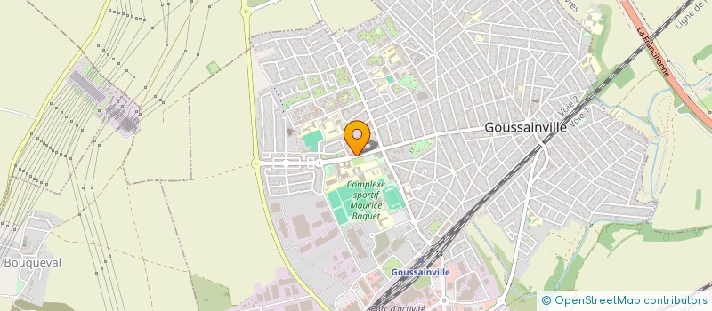 localisation de l'entreprise MONSIEUR IBRAHIM CISSE  GOUSSAINVILLE