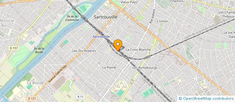 localisation de l'entreprise MONSIEUR IBRAHIM CISSE à SARTROUVILLE