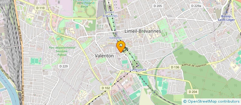 localisation de l'entreprise MONSIEUR IBRAHIM CISSE  LIMEIL-BREVANNES