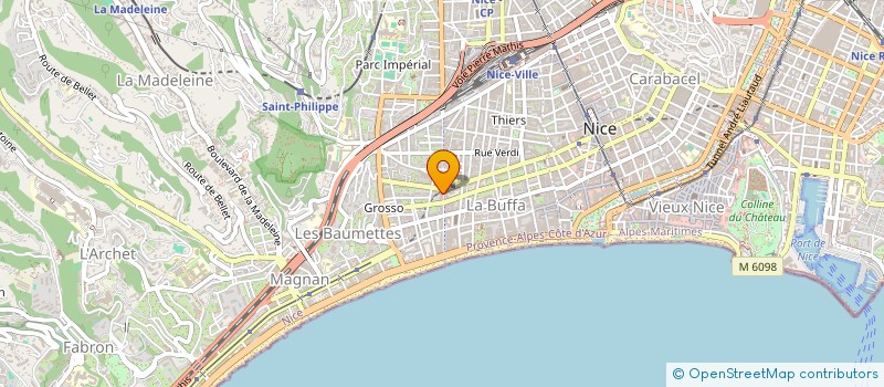 localisation de l'entreprise MONSIEUR IBRAHIM CISSE  NICE