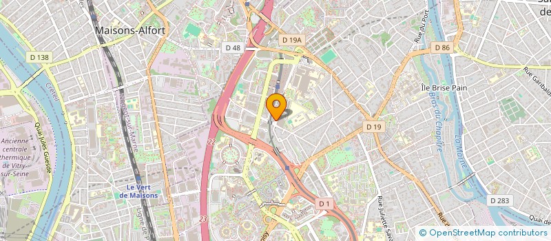 localisation de l'entreprise MONSIEUR IBRAHIM COULIBALY  CRETEIL