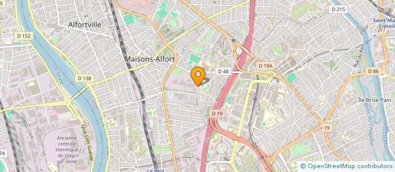 localisation de l'entreprise MONSIEUR IBRAHIM COULIBALY  MAISONS-ALFORT