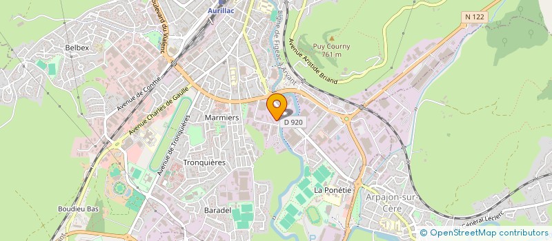 localisation de l'entreprise MONSIEUR IBRAHIM DAOUD AHMED à AURILLAC