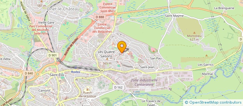 localisation de l'entreprise MONSIEUR IBRAHIM DARICI  ONET-LE-CHATEAU