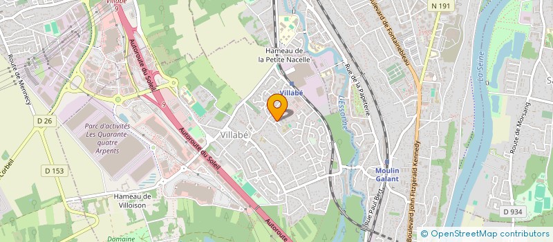 localisation de l'entreprise MONSIEUR IBRAHIM DEMBELE  VILLABE