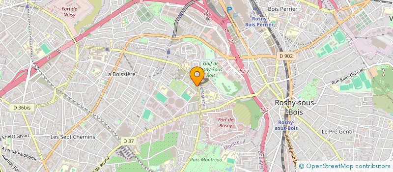 localisation de l'entreprise MONSIEUR IBRAHIM DEMBELE à MONTREUIL