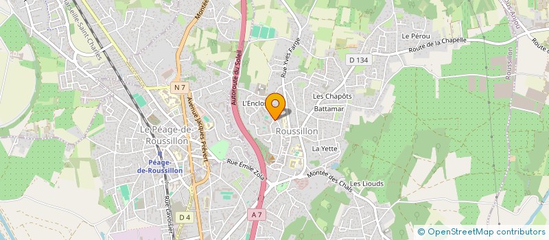 localisation de l'entreprise MONSIEUR IBRAHIM DEMIR à ROUSSILLON