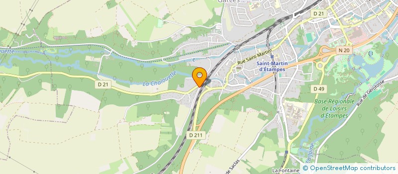 localisation de l'entreprise MONSIEUR IBRAHIM DEMIRCI  ETAMPES