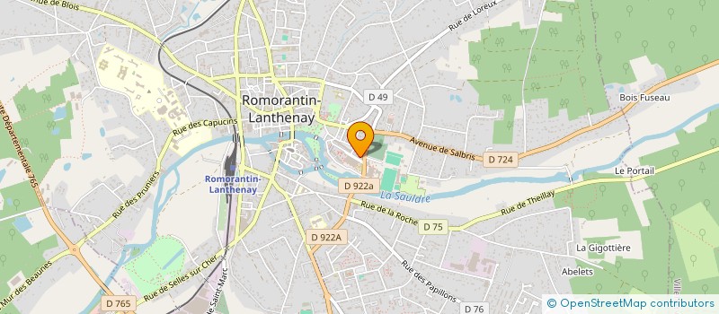 localisation de l'entreprise MONSIEUR IBRAHIM DEVECI  ROMORANTIN-LANTHENAY