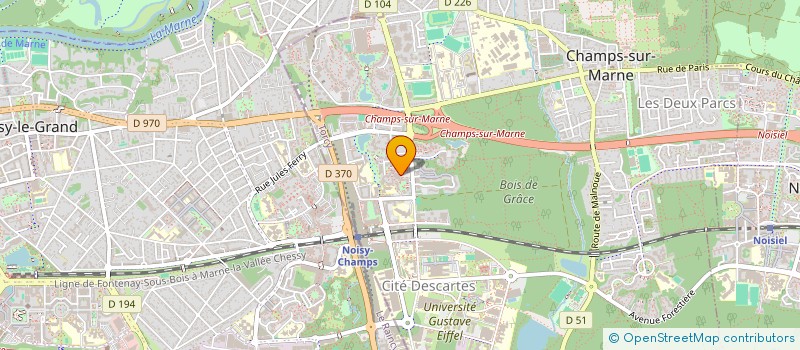 localisation de l'entreprise MONSIEUR IBRAHIM DIABY  CHAMPS-SUR-MARNE