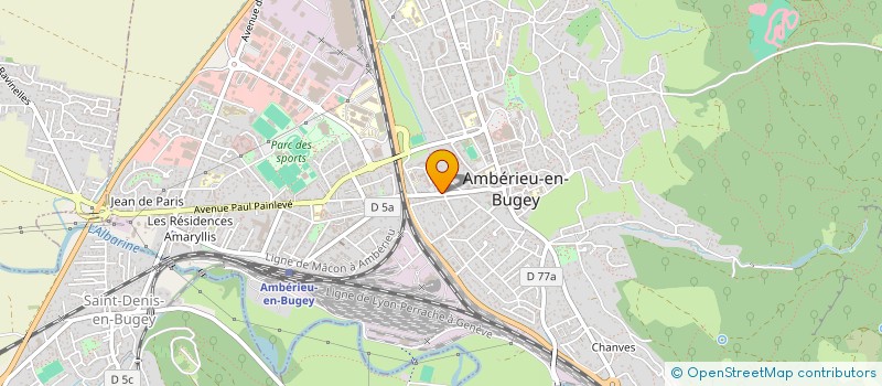 localisation de l'entreprise MONSIEUR IBRAHIM DIAKITE à AMBERIEU-EN-BUGEY