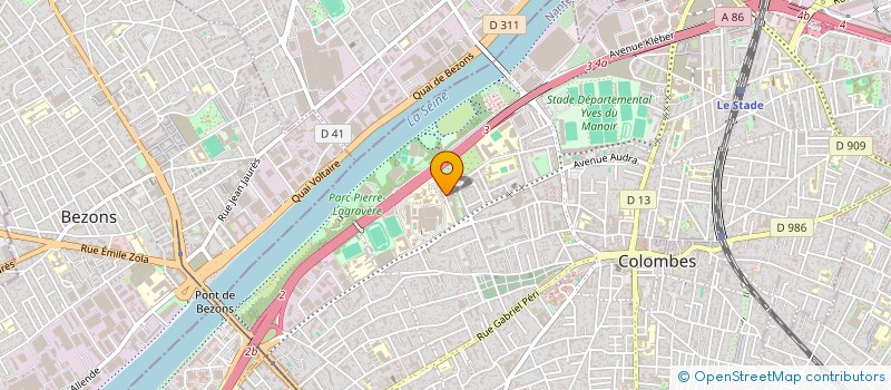 localisation de l'entreprise MONSIEUR IBRAHIM DIALLO à COLOMBES