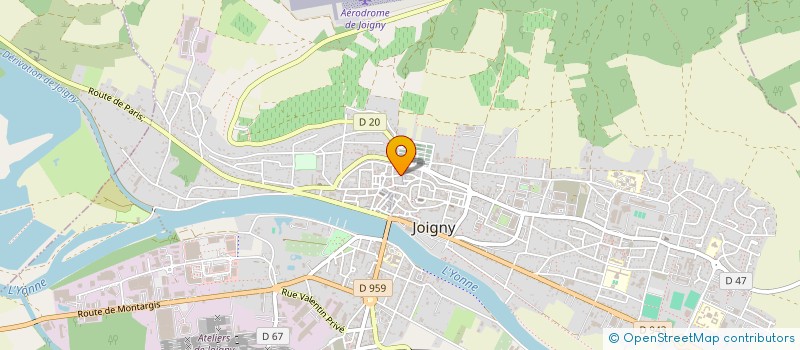 localisation de l'entreprise MONSIEUR IBRAHIM DIALLO  JOIGNY