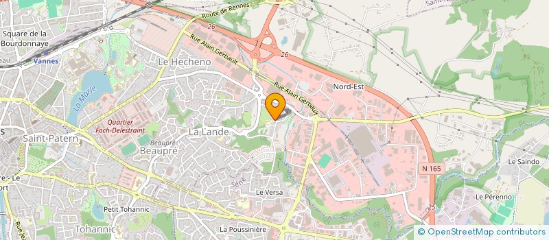 localisation de l'entreprise MONSIEUR IBRAHIM DIANE à VANNES