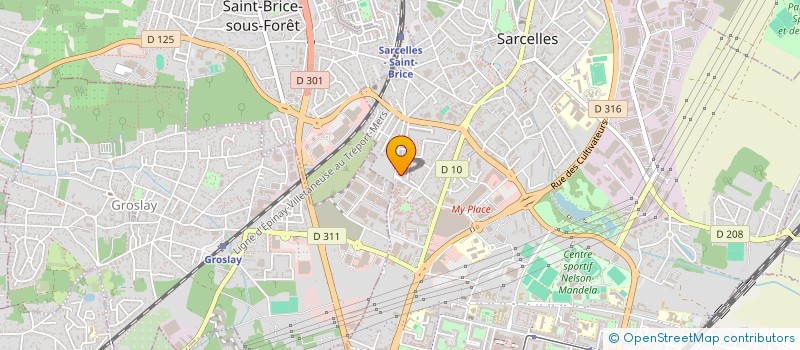 localisation de l'entreprise MONSIEUR IBRAHIM DIARRA à SARCELLES