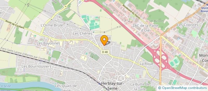 localisation de l'entreprise MONSIEUR IBRAHIM DIAWARA  PIERRELAYE