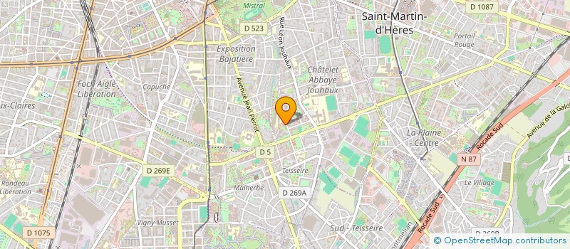 localisation de l'entreprise MONSIEUR IBRAHIM DIOMANDE  GRENOBLE