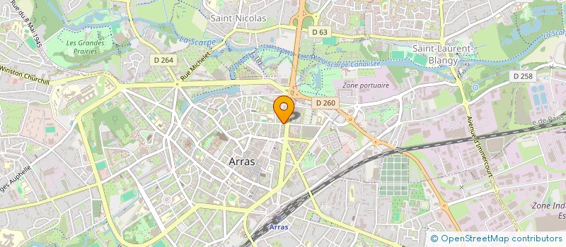 localisation de l'entreprise MONSIEUR IBRAHIM DIOP à ARRAS