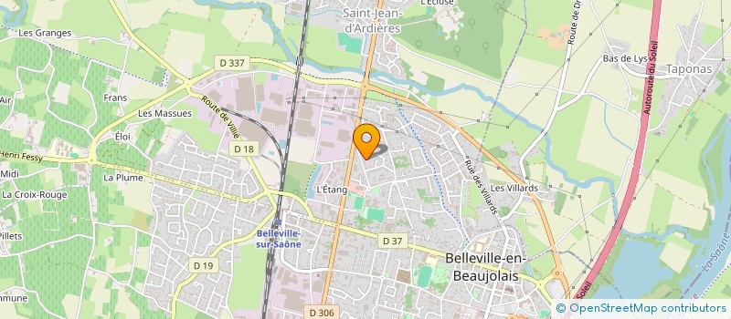 localisation de l'entreprise MONSIEUR IBRAHIM DJADANE  BELLEVILLE-EN-BEAUJOLAIS