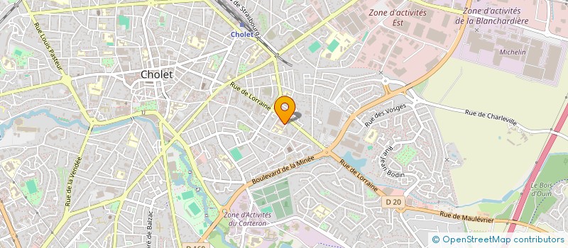 localisation de l'entreprise MONSIEUR IBRAHIM DOGAN à CHOLET