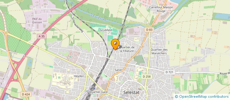 localisation de l'entreprise MONSIEUR IBRAHIM DUMAN  SELESTAT