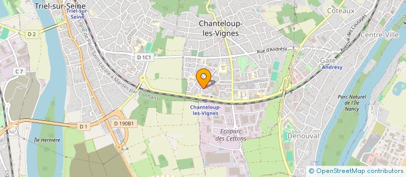 localisation de l'entreprise MONSIEUR IBRAHIM EL AHMAR à CHANTELOUP-LES-VIGNES