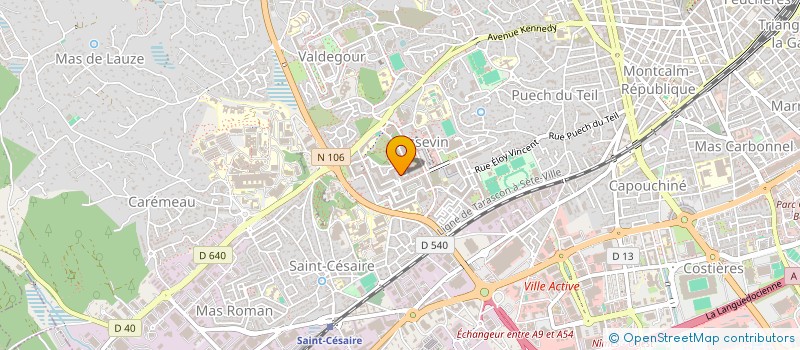 localisation de l'entreprise MONSIEUR IBRAHIM EL AROUSSI  NIMES