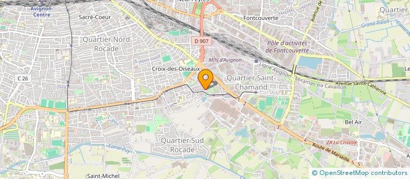 localisation de l'entreprise MONSIEUR IBRAHIM EL AZTOUTI BENALOUCH  AVIGNON