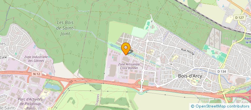 localisation de l'entreprise MONSIEUR IBRAHIM EL HARRAOUI  BOIS-D'ARCY