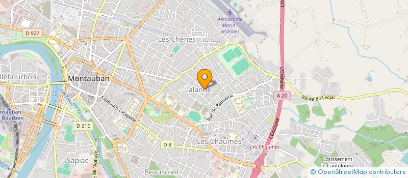 localisation de l'entreprise MONSIEUR IBRAHIM EL MOKHTARI  MONTAUBAN