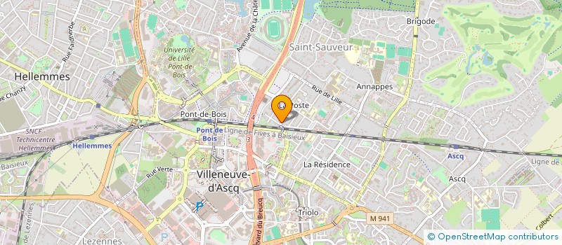 localisation de l'entreprise MONSIEUR IBRAHIM EL MOURABIT  VILLENEUVE-D'ASCQ