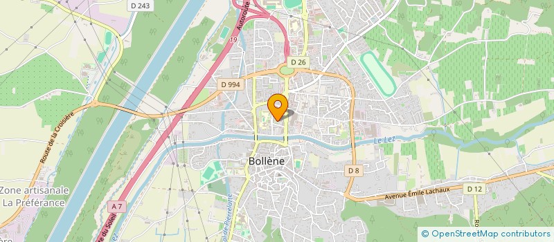 localisation de l'entreprise MONSIEUR IBRAHIM ELABEUR à BOLLENE