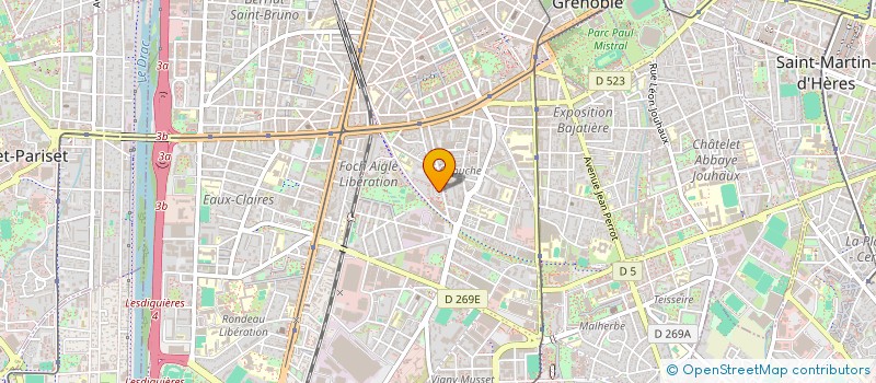 localisation de l'entreprise MONSIEUR IBRAHIM ELJALLOULI  GRENOBLE