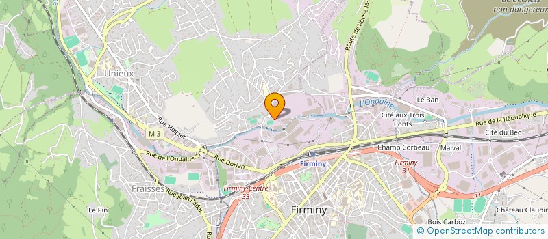 localisation de l'entreprise MONSIEUR IBRAHIM ELMALI  UNIEUX