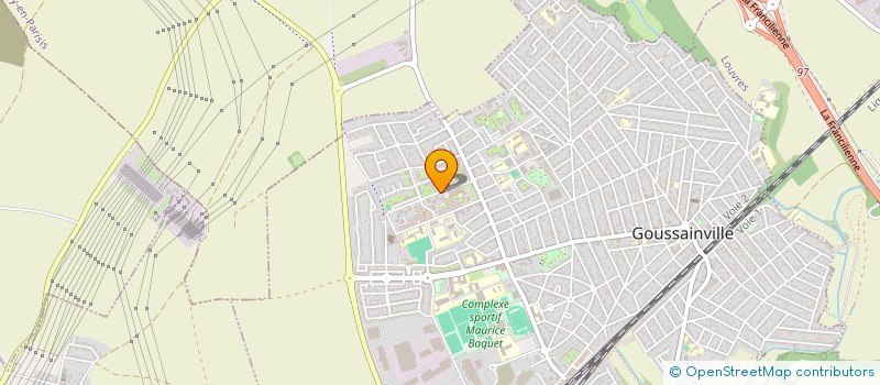 localisation de l'entreprise MONSIEUR IBRAHIM FADIGA  GOUSSAINVILLE