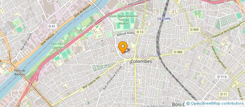 localisation de l'entreprise MONSIEUR IBRAHIM FAKHRY à COLOMBES
