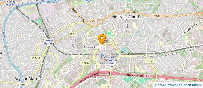 localisation de l'entreprise MONSIEUR IBRAHIM FANNY  NOISY-LE-GRAND