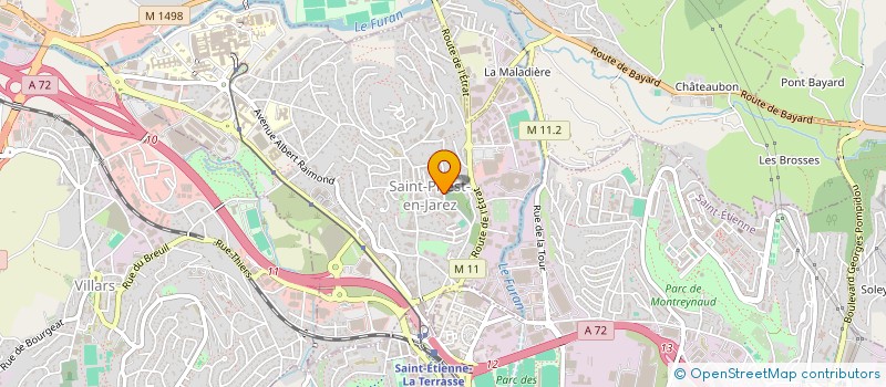 localisation de l'entreprise MONSIEUR IBRAHIM FIDAN à SAINT-PRIEST-EN-JAREZ